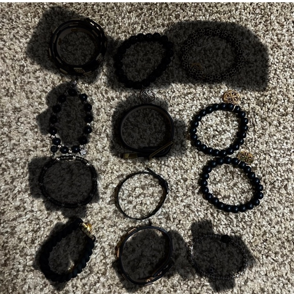 Rustic Cuff black bracelets EUC Buy 1 or buy them all